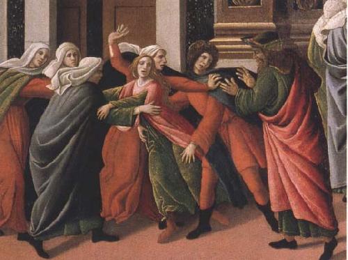 Sandro Botticelli Stories of Virginia Sweden oil painting art